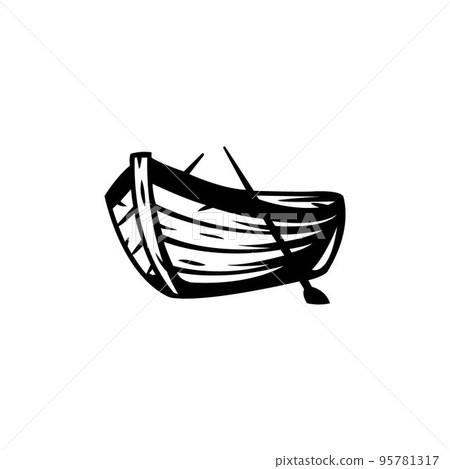 canoe icon logo vector design template 95781317