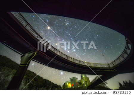Winter constellations at Hoshi no Mura Observatory, Tamura City, Fukushima Prefecture 95783130