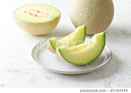 Earl's melon sliced Earl's melon sliced 95784345