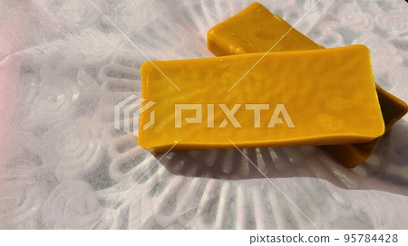 beeswax block 95784428