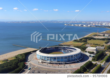 Chiba Marine Stadium View towards Skytree Chiba Marine Stadium View towards Skytree 95784908