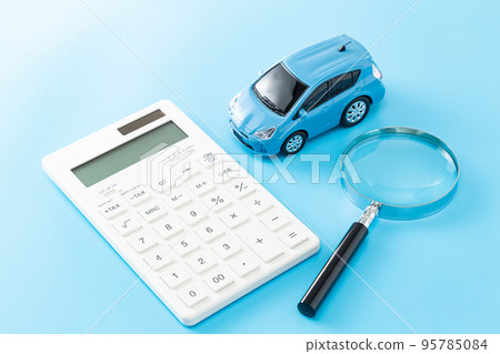 Car and calculator Blueback 95785084