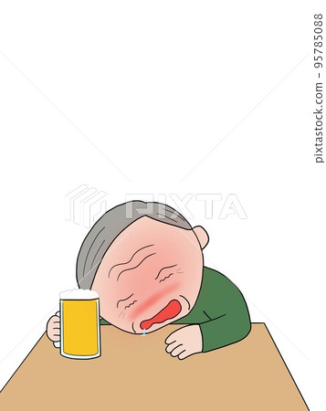 醉酒的老人 95785088