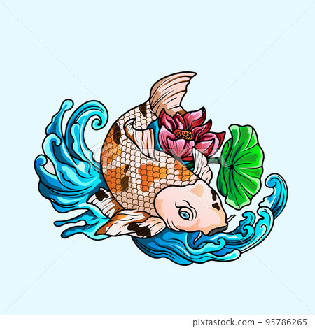 HXMAN 7pcs Tropical Fish Temporary Watercolor Tattoo Sticker Cartoon  Coloful Ocean Fish Dance Fake Flash Taty Tattoo Tatouage EC-083 :  Amazon.co.uk: Beauty