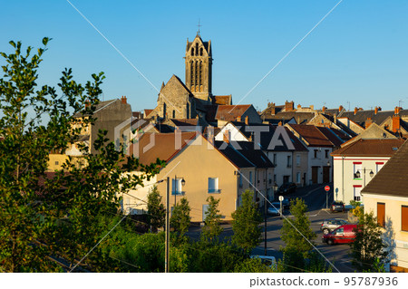 Townscape of Dormans, France 95787936