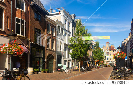 Street of Utrecht during daytime 95788404