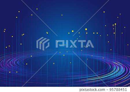 彩色螺旋線漩渦射線互聯網科技大數據背景 95788451