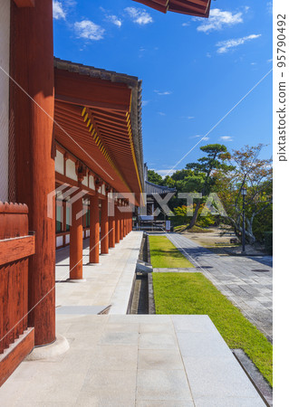 藥師寺境內的美麗走廊 藥師寺境內的美麗走廊 95790492