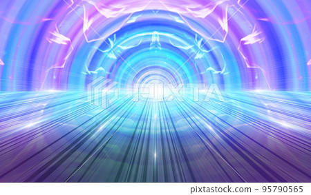 動感潮流舞台展廳隧道未來科技空間感背景 95790565