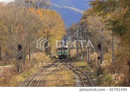 [JR駒岳站]到達列車進出 95791499