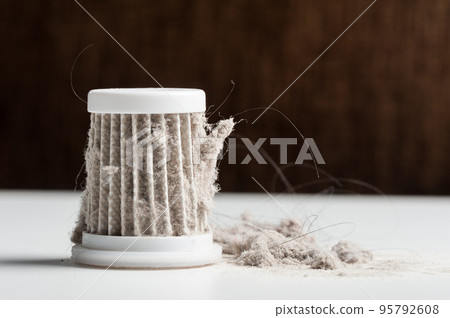 dust on HEPA filter dust on HEPA filter 95792608
