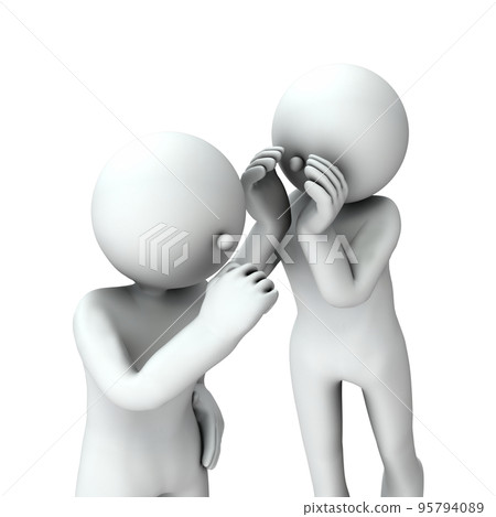 Two people having a private conversation. Secret exposure and informers. Investigations and espionage activities. Two people having a private conversation. Secret exposure and informers. Investigations and espionage activities. 95794089