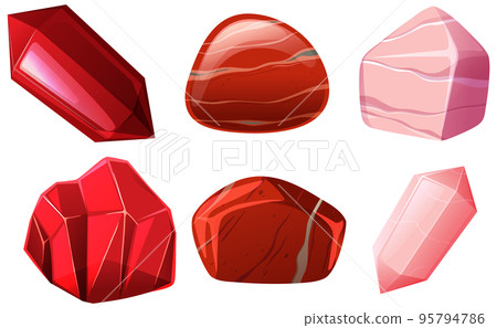 Collection of crystals and gemstones 95794786