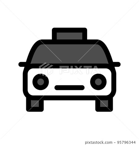 Illustration Vector Graphic of Taxi icon Illustration Vector Graphic of Taxi icon 95796344