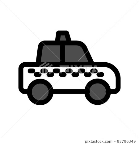Illustration Vector Graphic of Taxi icon Illustration Vector Graphic of Taxi icon 95796349