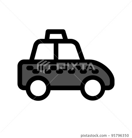 Illustration Vector Graphic of Taxi icon 95796350