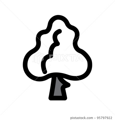 Illustration Vector Graphic of Tree icon 95797922