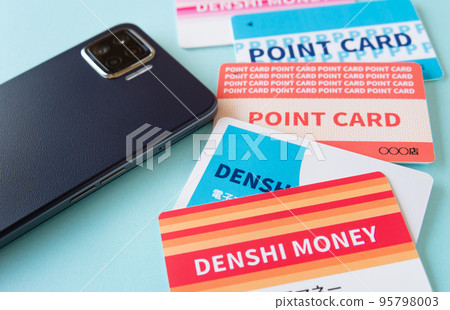 Loyalty card, electronic money and smart phone Poi-katsu payment Loyalty card, electronic money and smart phone Poi-katsu payment 95798003