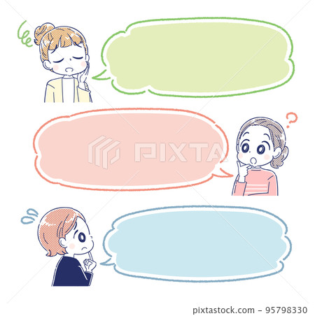 group of women talking 95798330