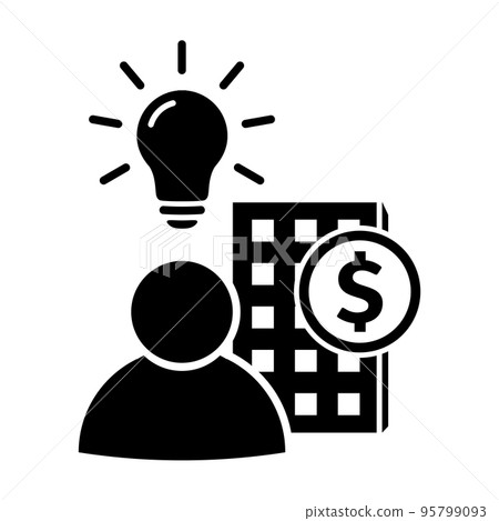 A successful idea of buying an apartment icon 95799093