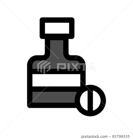 Illustration Vector Graphic of Capsule Jar Icon Illustration Vector Graphic of Capsule Jar Icon 95799335
