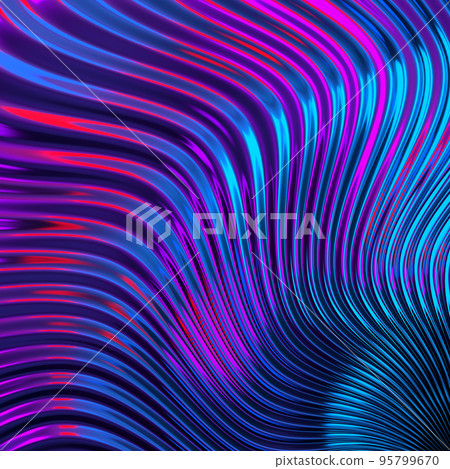 abstract metal waves abstract metal waves 95799670