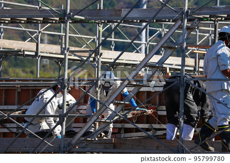 Steel frame assembly work Steel frame assembly work 95799780