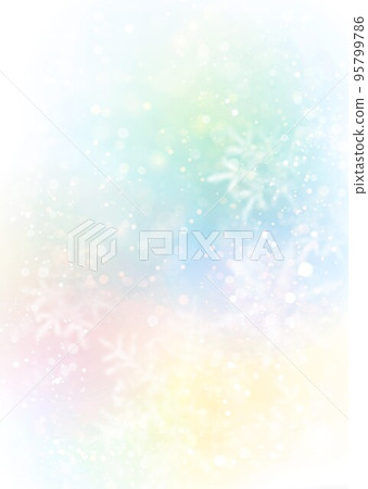 Snowflakes illustration background 95799786