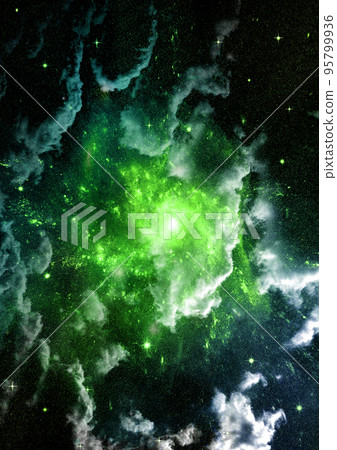 galaxy in a free space. 3D rendering 95799936
