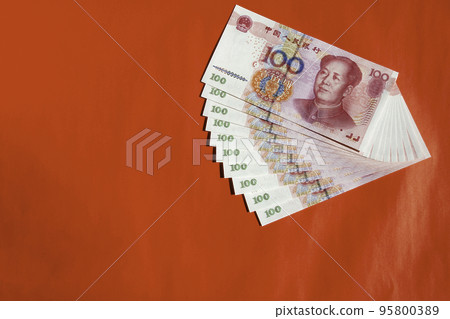 Chinese banknotes: Renminbi (10 pieces of 100 yuan) Chinese banknotes: Renminbi (10 pieces of 100 yuan) 95800389