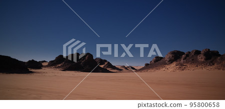 Abstract Rock formation at Tegharghart in Tassili nAjjer national park, Algeria Abstract Rock formation at Tegharghart in Tassili nAjjer national park, Algeria 95800658