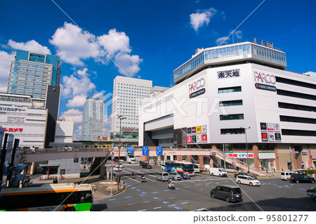 Sumida Ward, Tokyo Kinshicho Station Front South Exit Cityscape Sumida Ward, Tokyo Kinshicho Station Front South Exit Cityscape 95801277