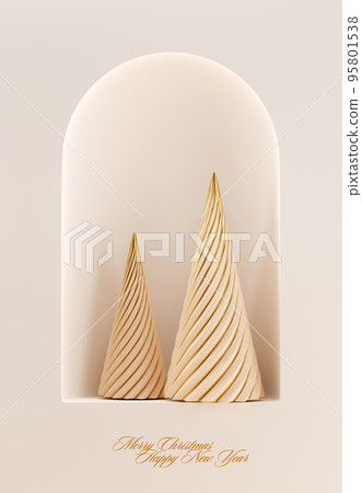 Merry Christmas and Happy New Year greeting card Merry Christmas and Happy New Year greeting card 95801538