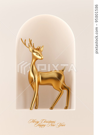 Merry Christmas and Happy New Year greeting card Merry Christmas and Happy New Year greeting card 95801586