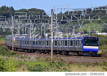 總武本線櫻花物之JR東E235系列1000系列J-10編隊(鎌倉) 總武本線櫻花物之JR東E235系列1000系列J-10編隊(鎌倉) 95801693