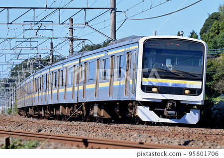 Narita Line Sakura-Shisui JR East 209 series 2100 series C617 formation (Makuhari) Narita Line Sakura-Shisui JR East 209 series 2100 series C617 formation (Makuhari) 95801706