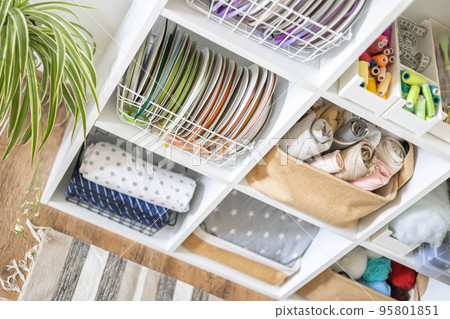 Yarn storage organization textile hobby supplies contemporary cupboard shelves Yarn storage organization textile hobby supplies contemporary cupboard shelves 95801851