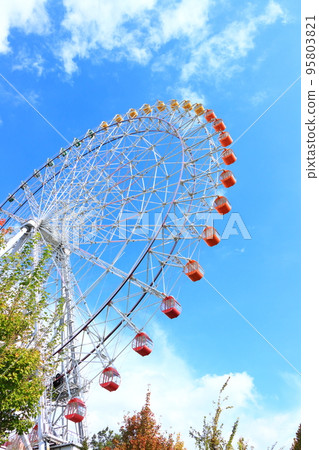 Morikoro Park, the scenery of the big Ferris wheel Morikoro Park, the scenery of the big Ferris wheel 95803821