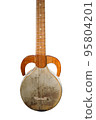 An ancient Asian stringed musical instrument 95804201