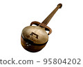 An ancient Asian stringed musical instrument 95804202