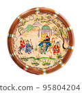 A Dutar - an ancient Asian drum musical instrument 95804204