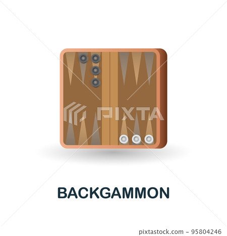 Backgammon icon. 3d illustration from table games collection. Creative Backgammon 3d icon for web design, templates, infographics and more Backgammon icon. 3d illustration from table games collection. Creative Backgammon 3d icon for web design, templates, infographics and more 95804246
