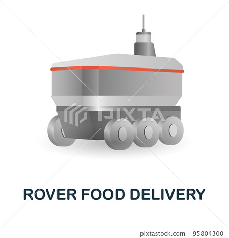 Rover Food Delivery icon. 3d illustration from smart city collection. Creative Rover Food Delivery 3d icon for web design, templates, infographics and more Rover Food Delivery icon. 3d illustration from smart city collection. Creative Rover Food Delivery 3d icon for web design, templates, infographics and more 95804300