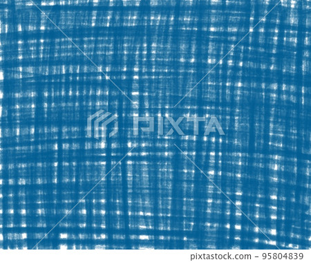 用彩色鉛筆填充的背景插圖（藍色） 95804839