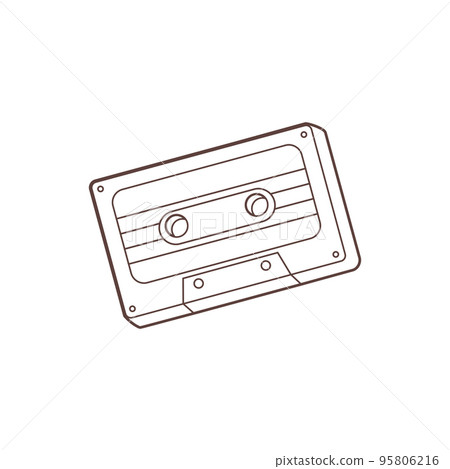 Retro cassette tape 95806216