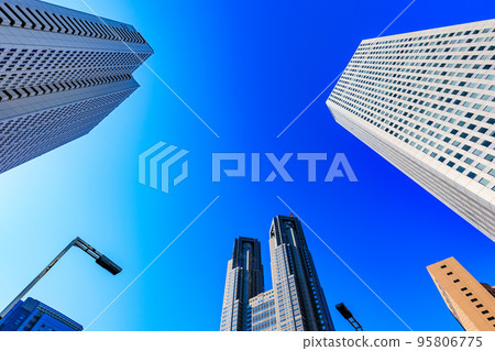 Cityscape of Shinjuku-ku, Tokyo Skyscrapers of Nishi-Shinjuku Cityscape of Shinjuku-ku, Tokyo Skyscrapers of Nishi-Shinjuku 95806775