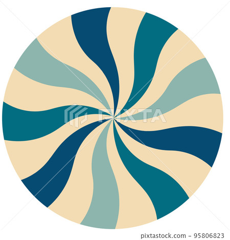 round candy in vintage style 95806823