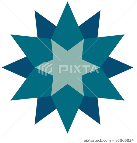 Christmas star .Vector illustration Christmas star .Vector illustration 95806824