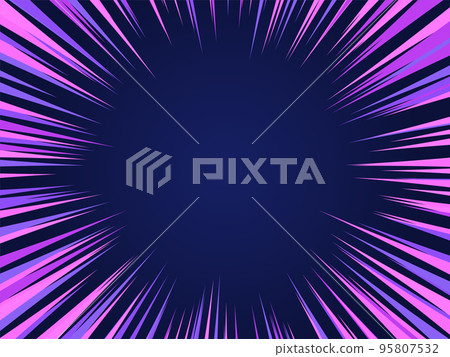 Energy or speed concept. Laser rays. Night sky. Energy or speed concept. Laser rays. Night sky. 95807532