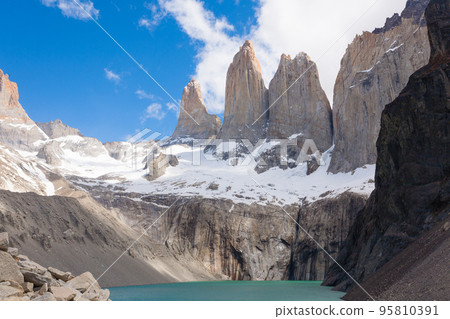 Torres del Paine view, Base Las Torres viewpoint, Chile 95810391